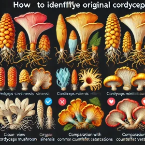 jak rozpoznac prawdziwy cordyceps